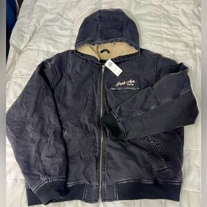 Abercrombie & Fitch Black Hooded Jacket